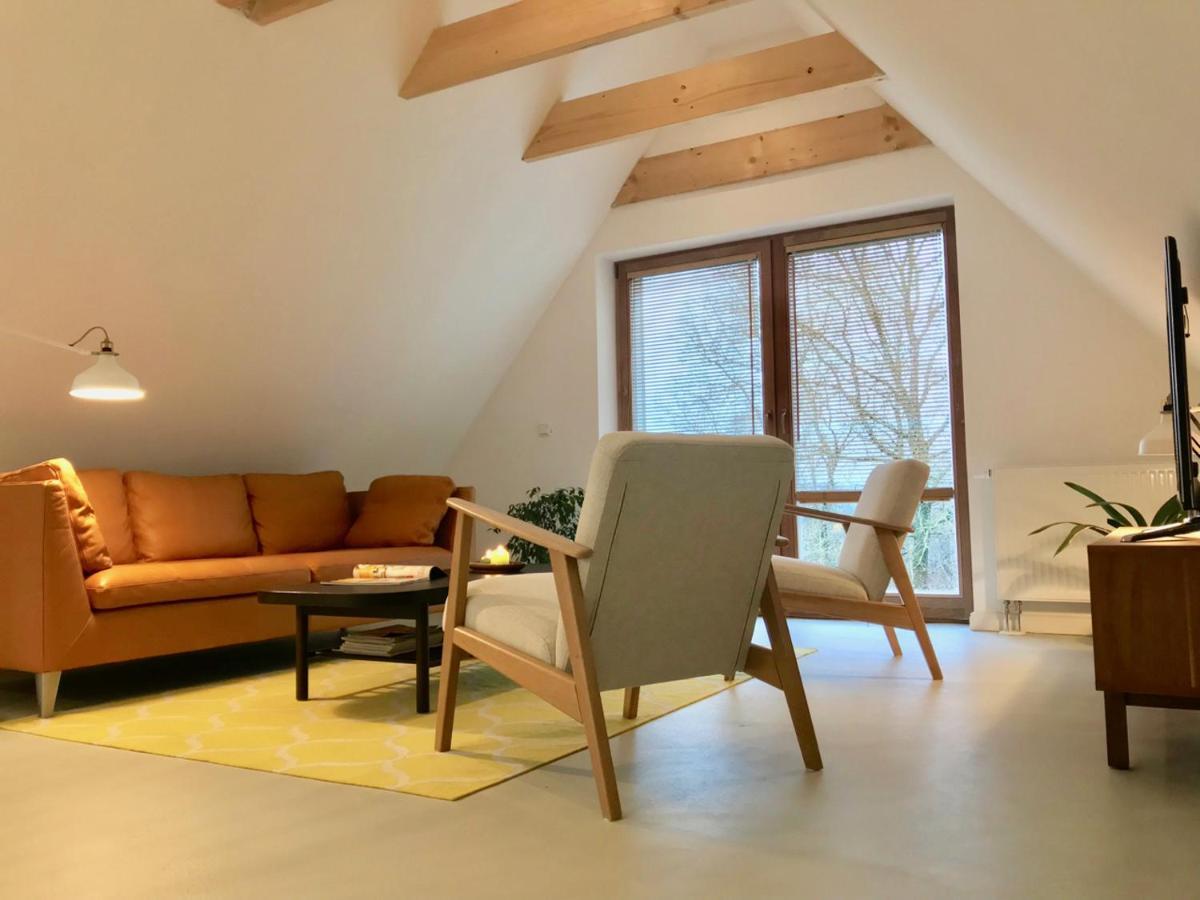 Moorblick! Grosse Dachwohnung Mit Kamin Und Sauna Leck Exterior photo