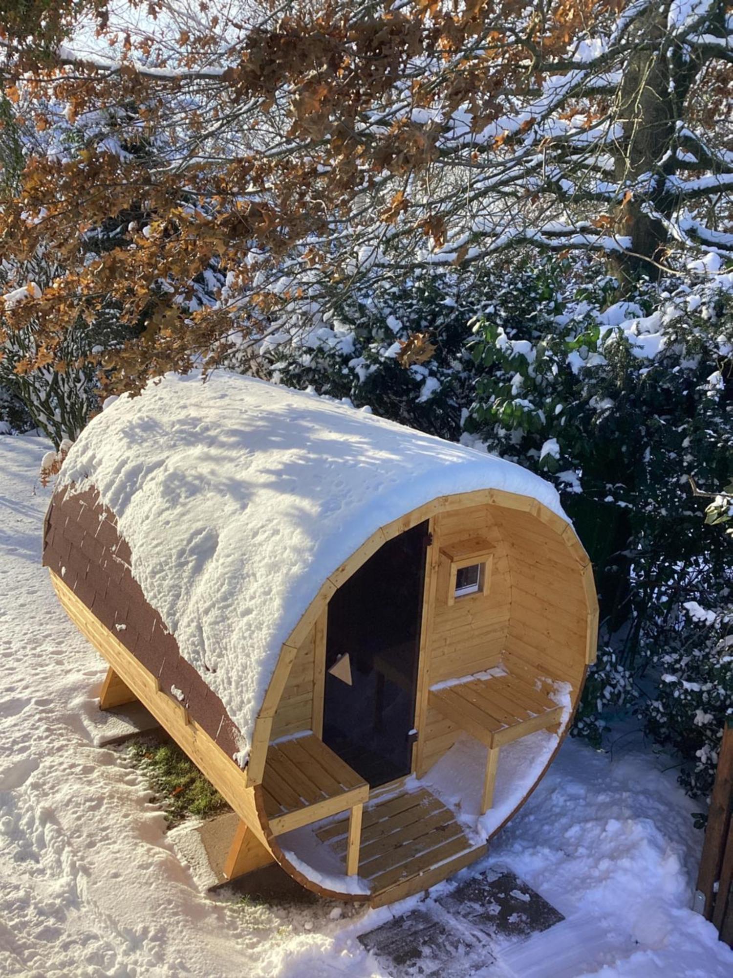 Moorblick! Grosse Dachwohnung Mit Kamin Und Sauna Leck Exterior photo